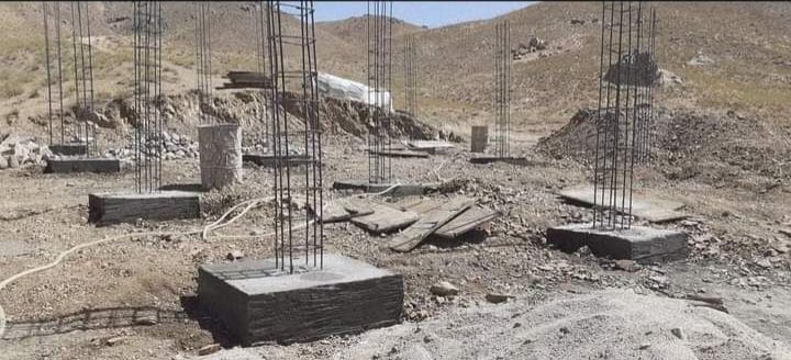 آغاز کار ساخت یک مکتب به هزینه مردم در استان غزنی