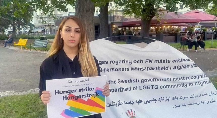 پولیس سویدن خیمهی اعتراضی فعال حقوق دگرباشان جنسی افغانستان را برچید
