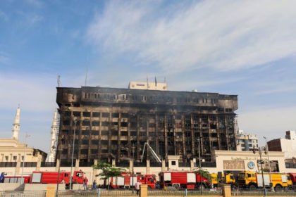 آتش‌سوزی در مصر ۳۸ زخمی برجا گذاشت
