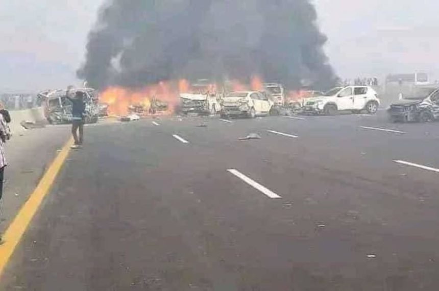 در پی یک روی‌داد ترافیکی در مصر دست‌کم ۳۲ تن جان باختند