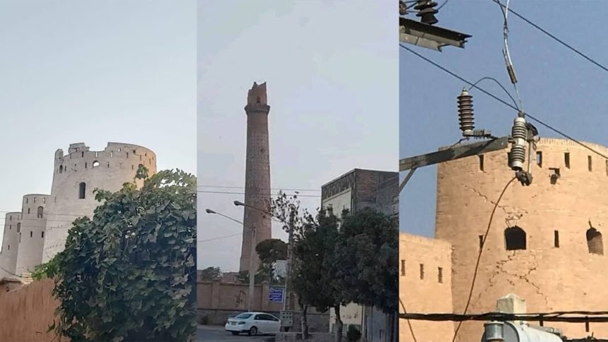زمین‌لرزه‌ها در هرات؛ آبده‌های تاریخی این استان در آستانه‌ی فروریختن