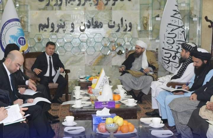 وزیر معادن و پترولیم طالبان با سفیر ترکمنستان دیدار کرد