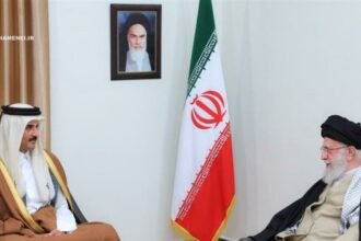 امیر قطر با مقامات ایرانی دیدار کرد