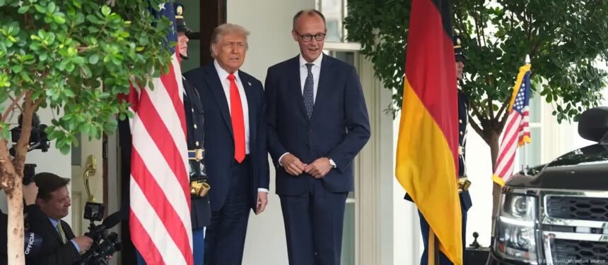 صدر اعظم آلمان و ترامپ خواستار پایان جنگ اوکراین شدند