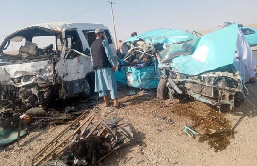 افزایش حوادث رانندگی در شاهراه‌های افغانستان