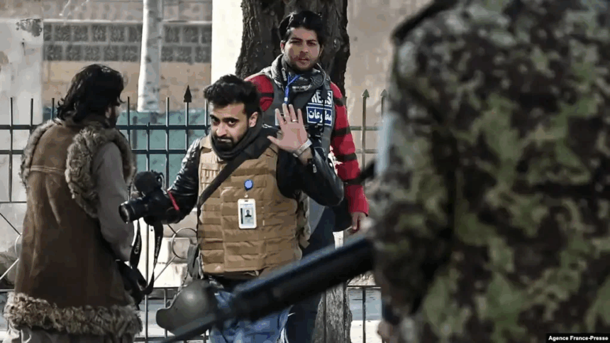 مرکزخبرنگاران افغانستان؛ طالبان درسه هفته، هفت خبرنگار را بازداشت کرده است