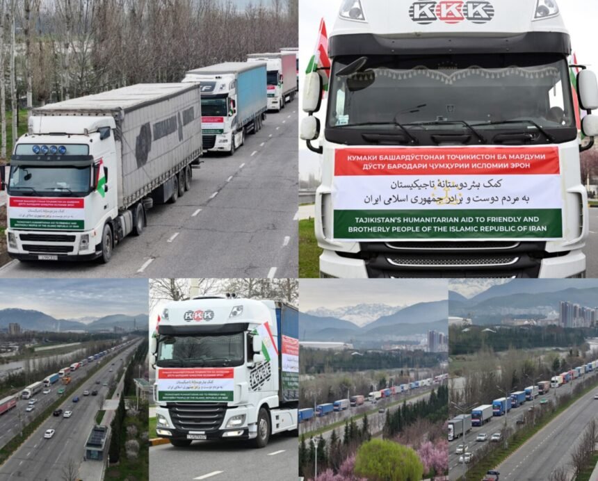 کمک های تاجیکستان به ایران